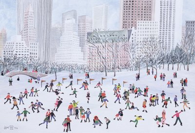 Skating Rink, Central Park, New York by Judy Joel